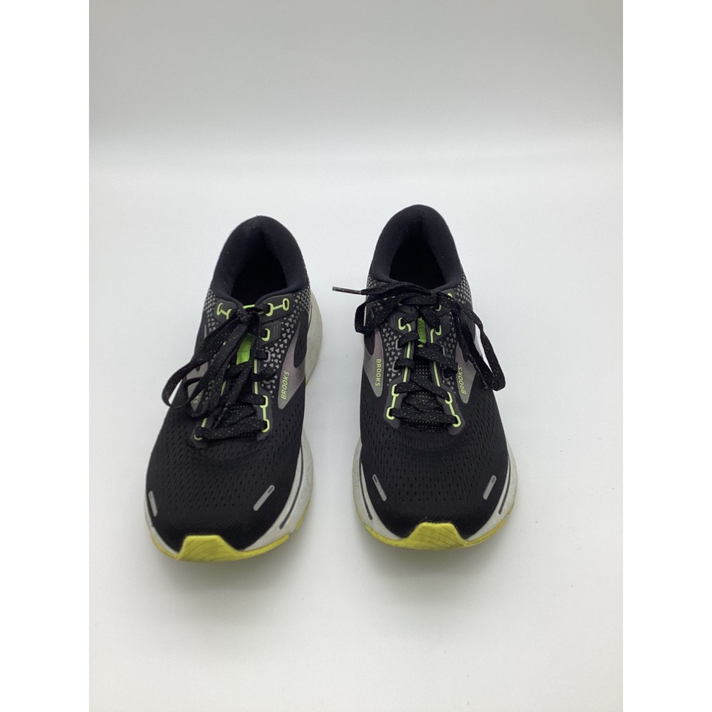 Brooks 9 Black Ghost 14 Running Shoes Neon Yellow Athletic Gym Jogging Sneakers